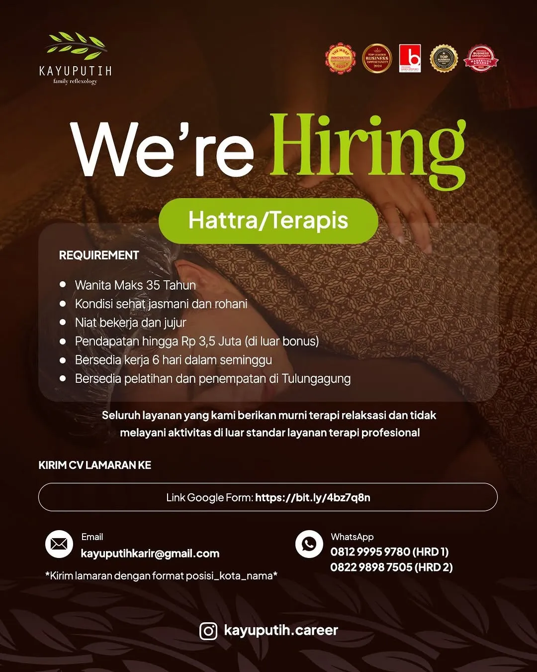 Logo Kayuputih Family Reflexology