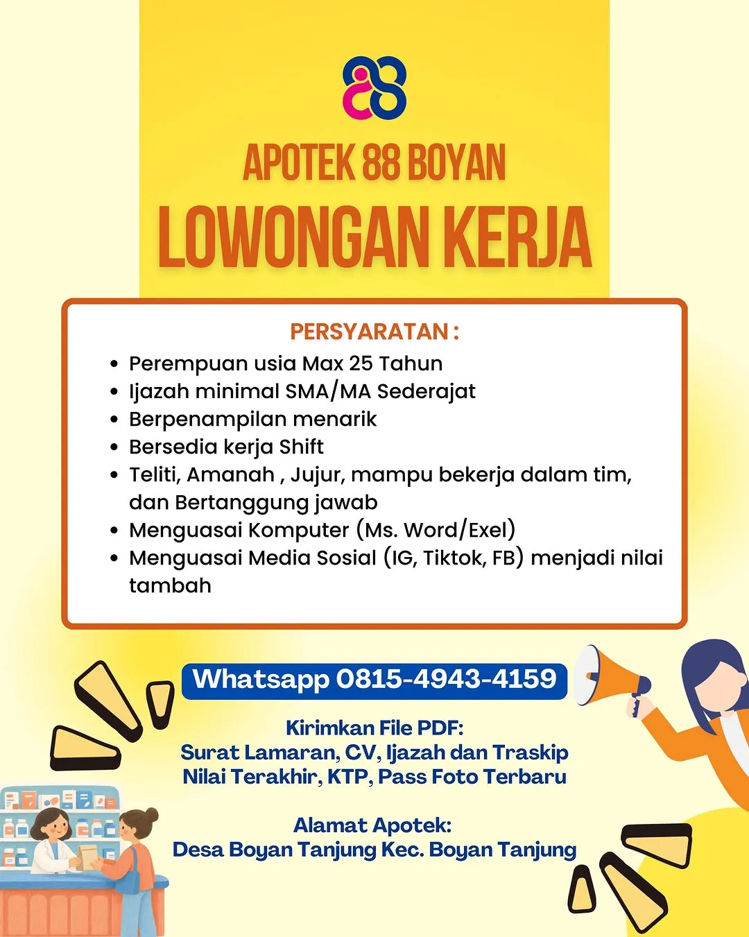 Logo Apotek 88 Boyan