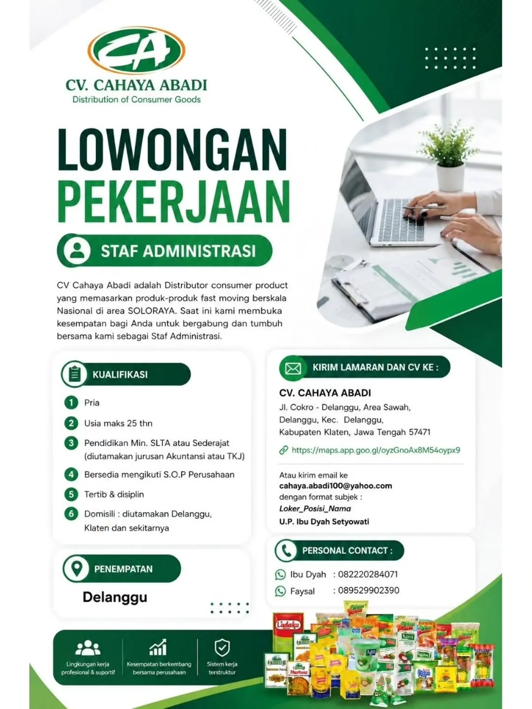 Logo CV. CAHAYA ABADI