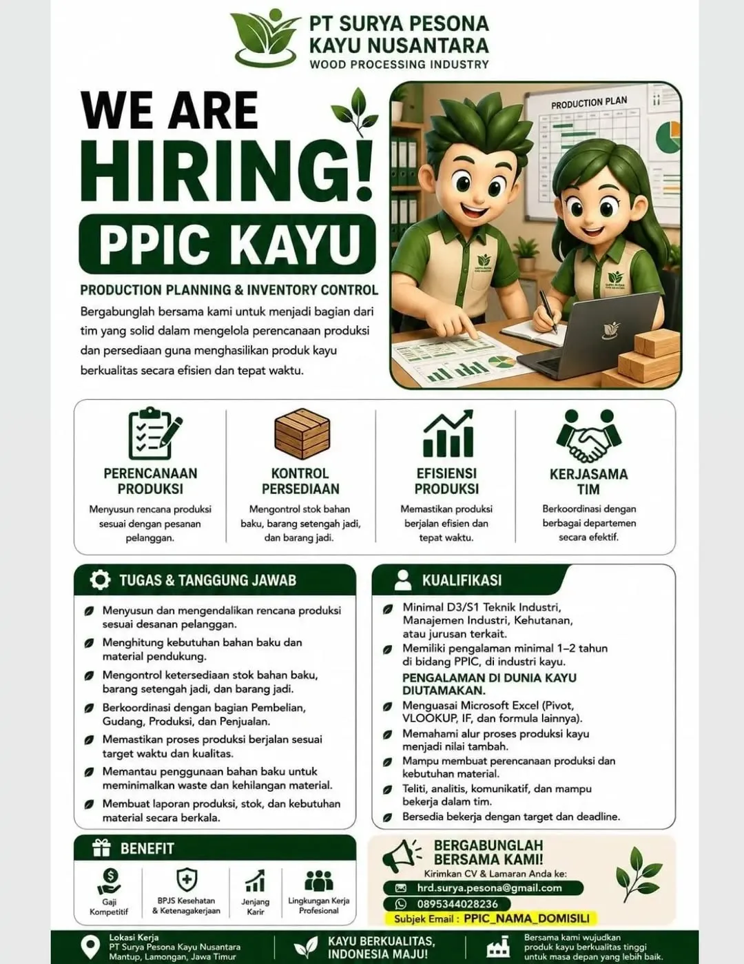 Logo PT Surya Pesona Kayu Nusantara