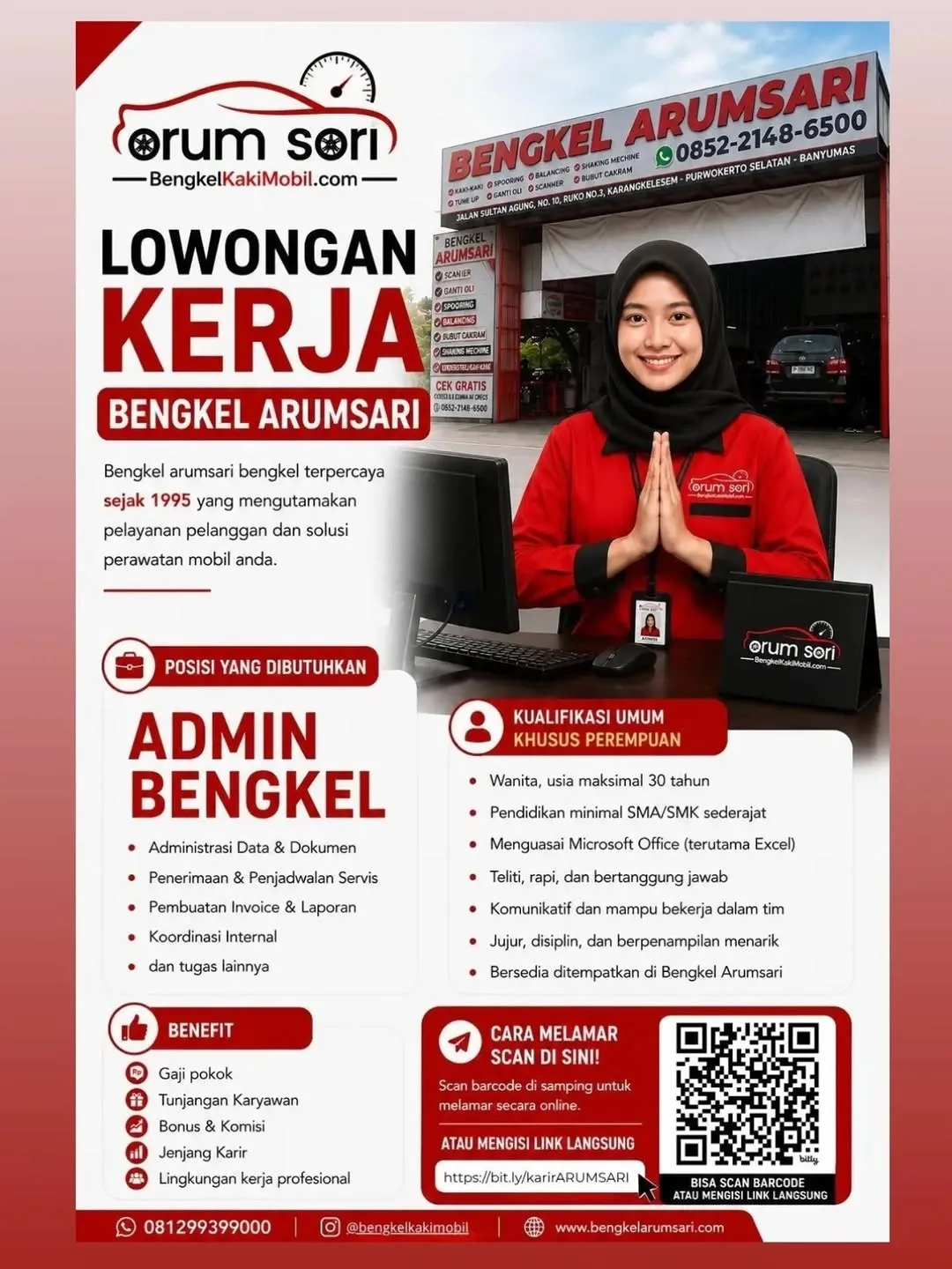 Logo Bengkel ARUMSARI