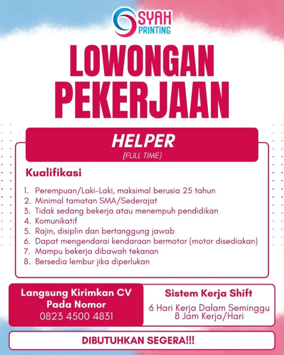 Logo SYAH PRINTING