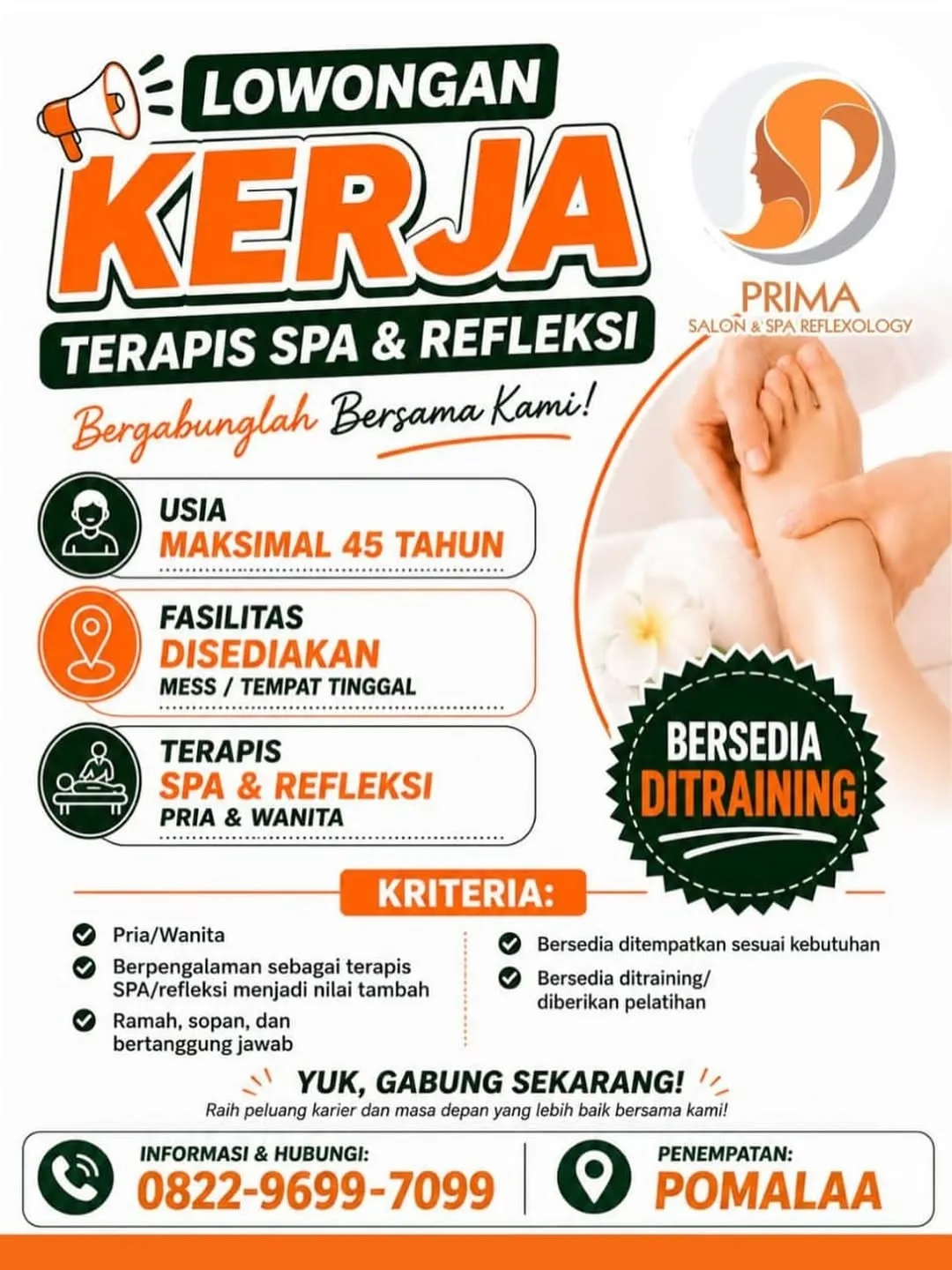 Logo PRIMA Salon & Spa Reflexology