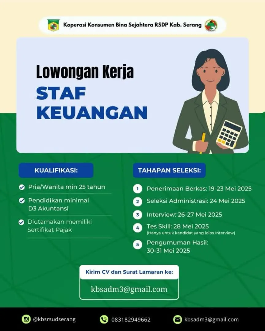 Logo Koperasi Konsumen Bina Sejahtera RSDP Kab. Serang