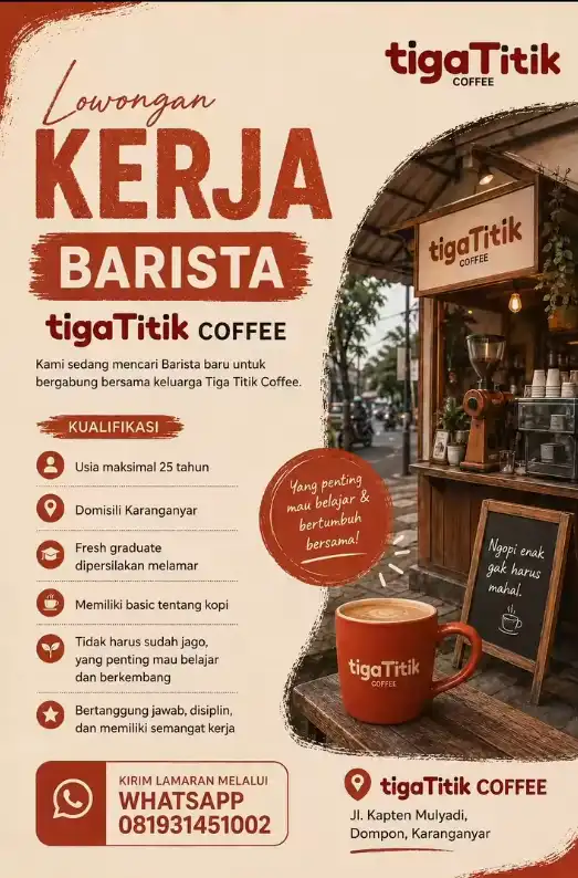Logo tiga titik coffee