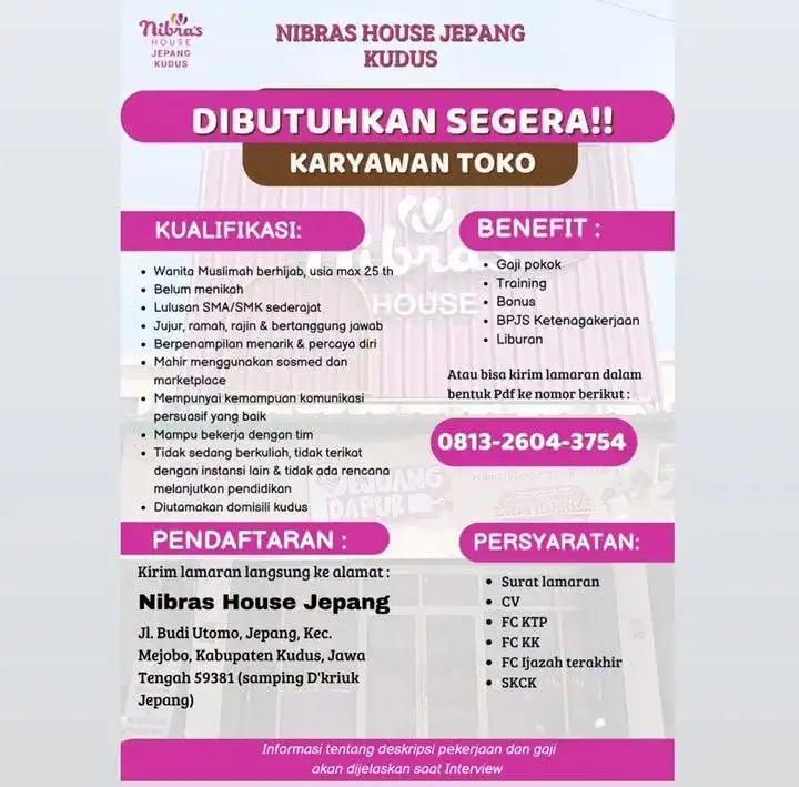 Logo NIBRAS HOUSE JEPANG KUDUS