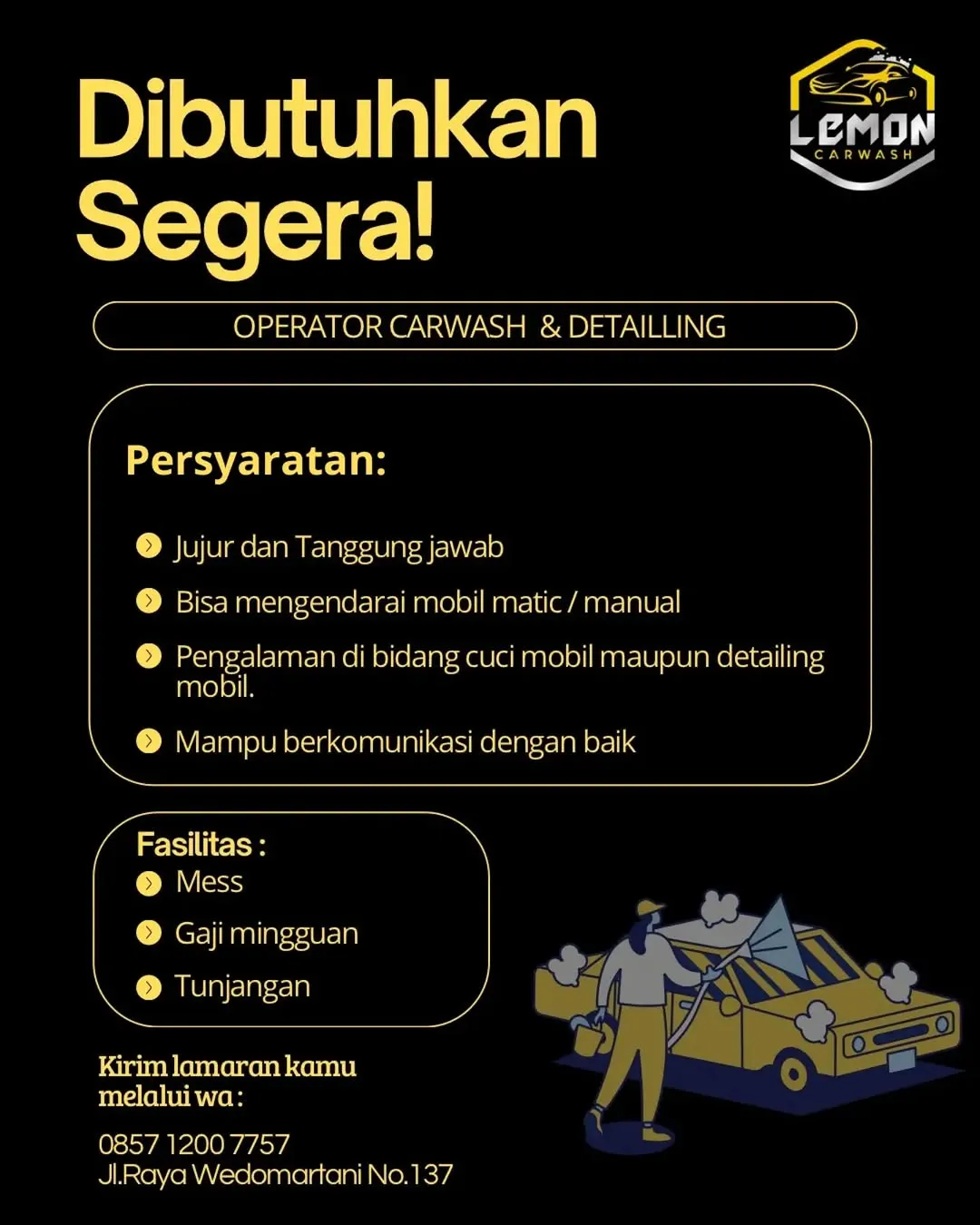 Logo LEMON CARWASH
