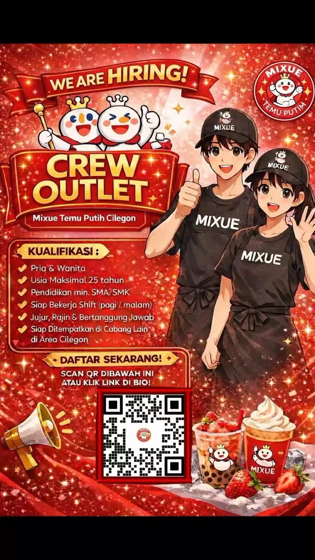 Logo Mixue Temu Putih