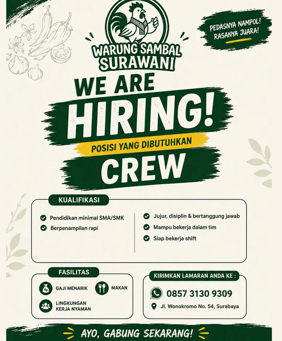 Logo Warung Sambal Surawani