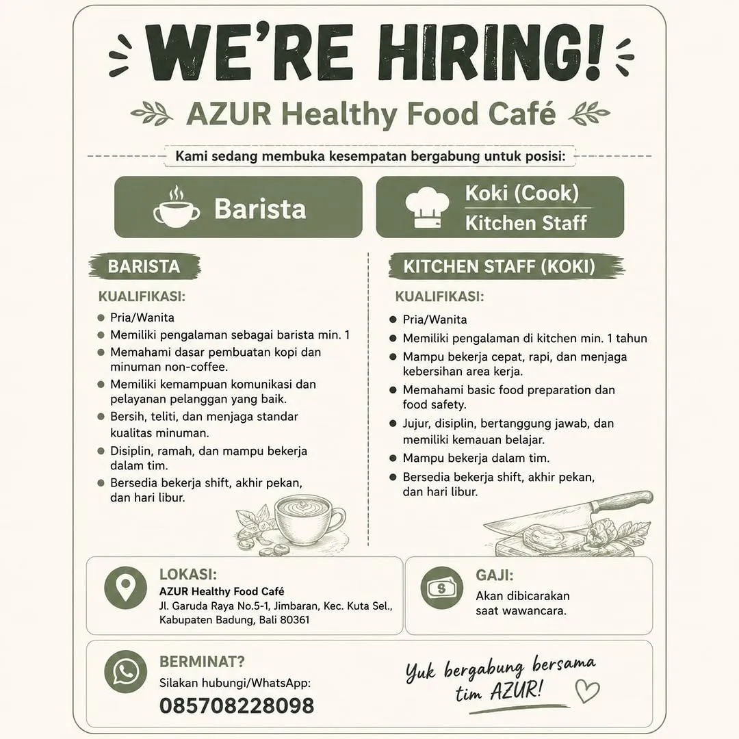 Logo AZUR Healthy Food Caf&eacute;