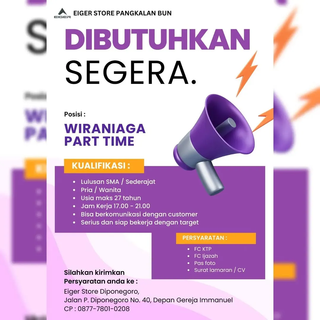 Logo Eiger Store Pangkalan Bun
