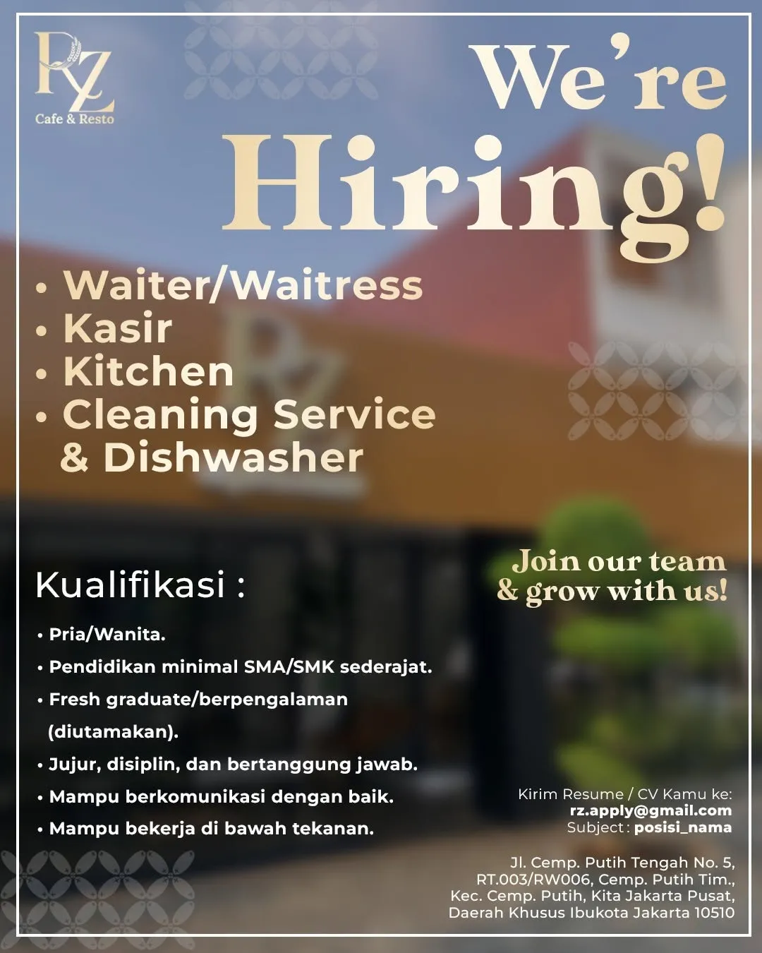 Logo RZ Cafe & Resto