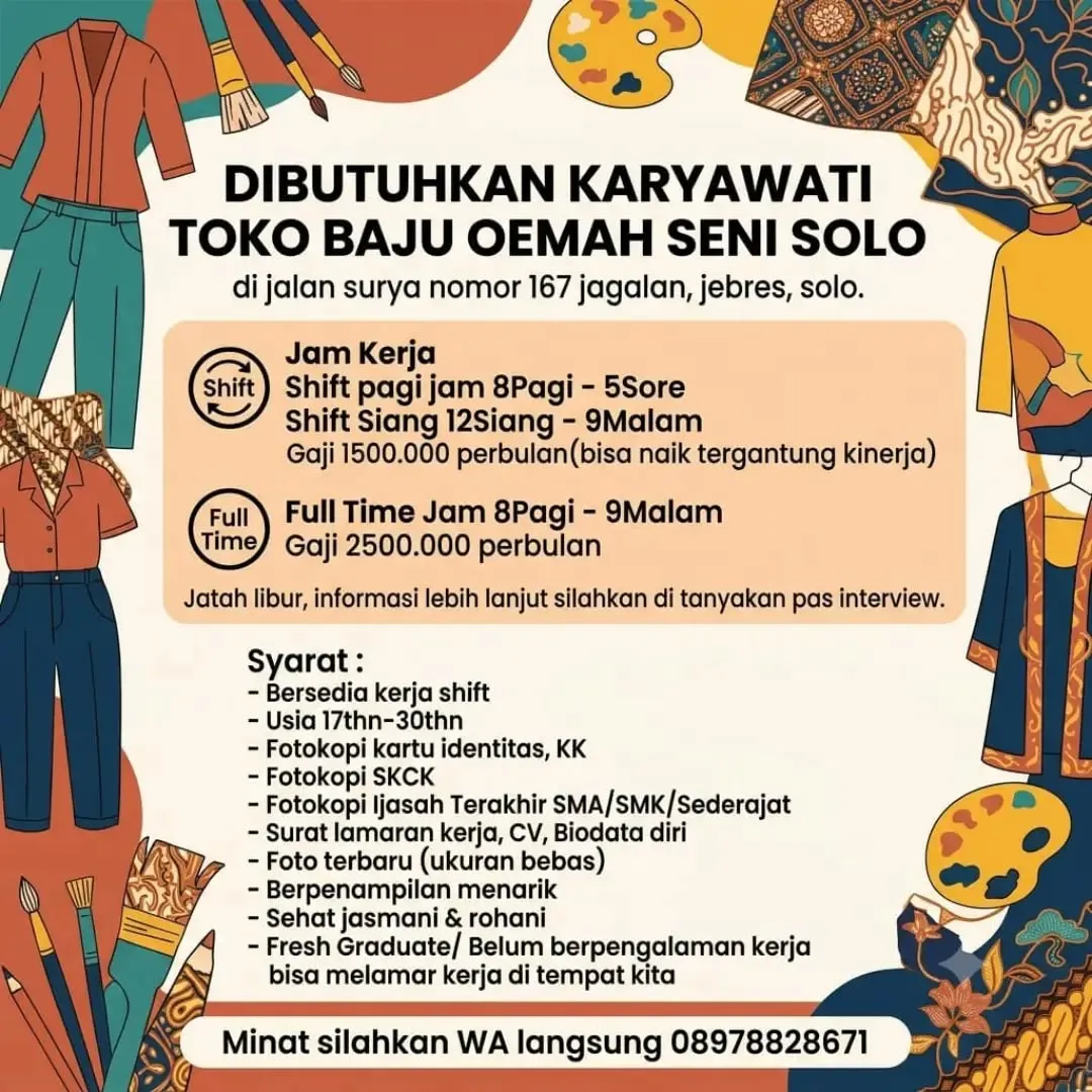 Logo Toko Baju Oemah Seni Solo