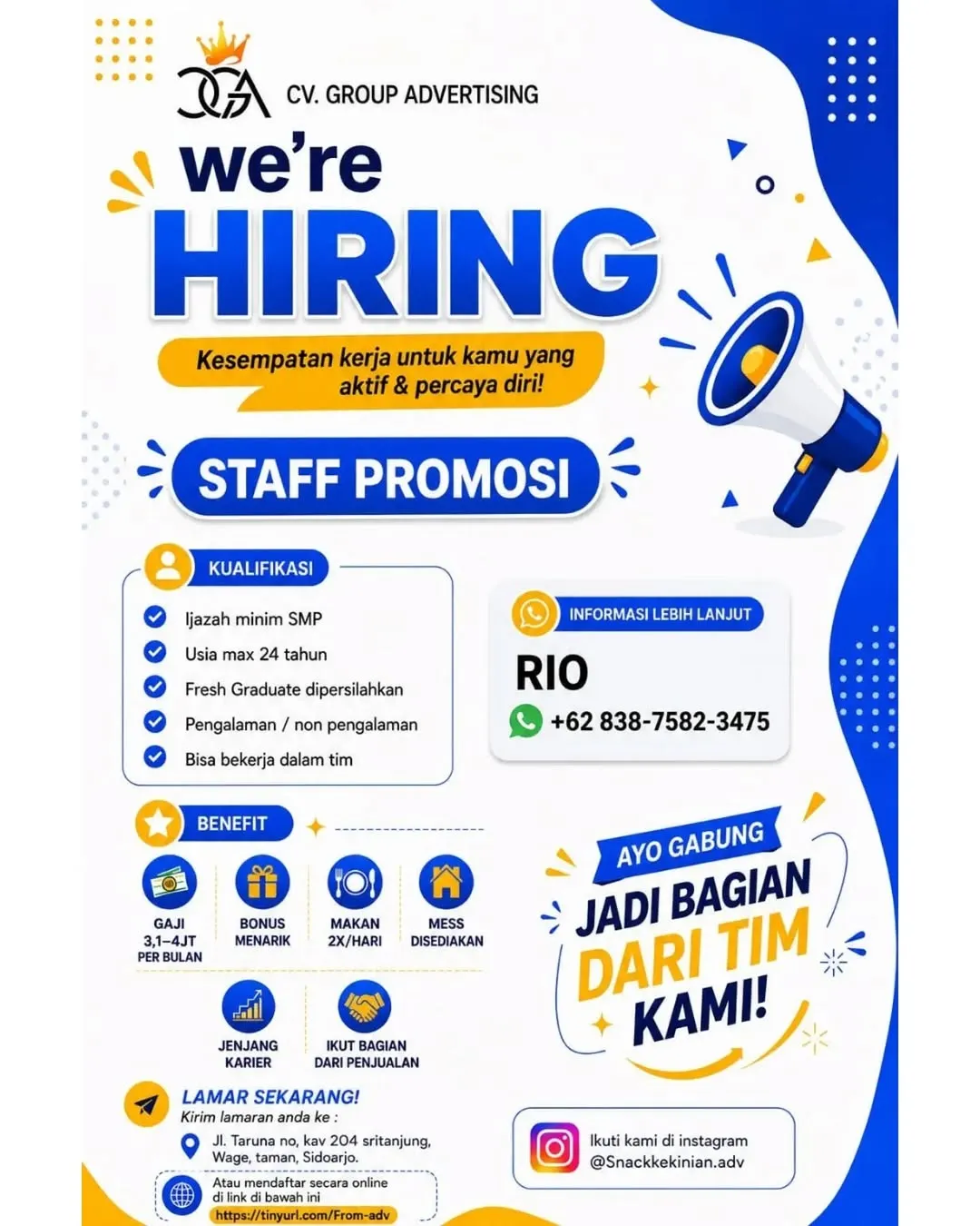 Logo CV. GROUP ADVERTISING