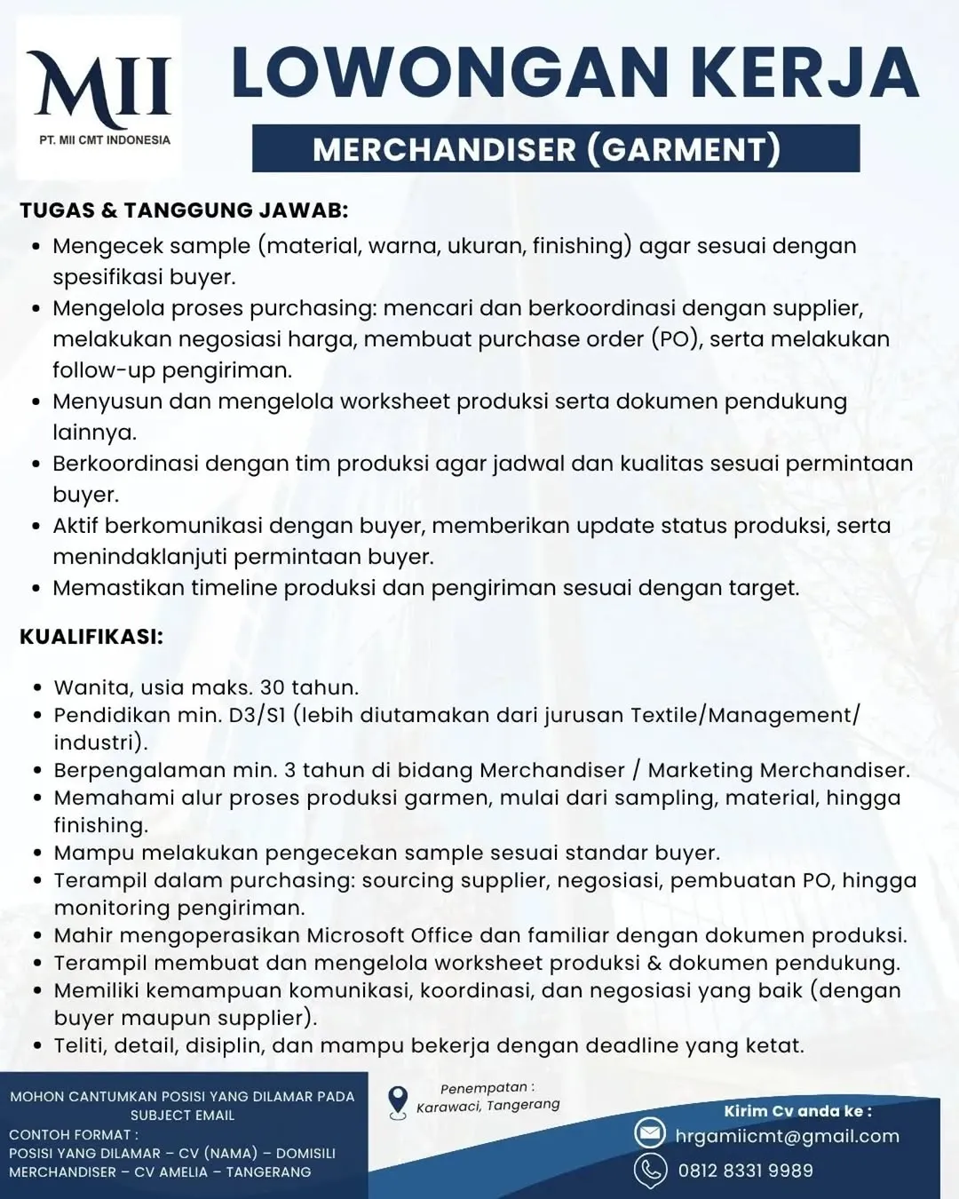 Logo PT MII CMT Indonesia