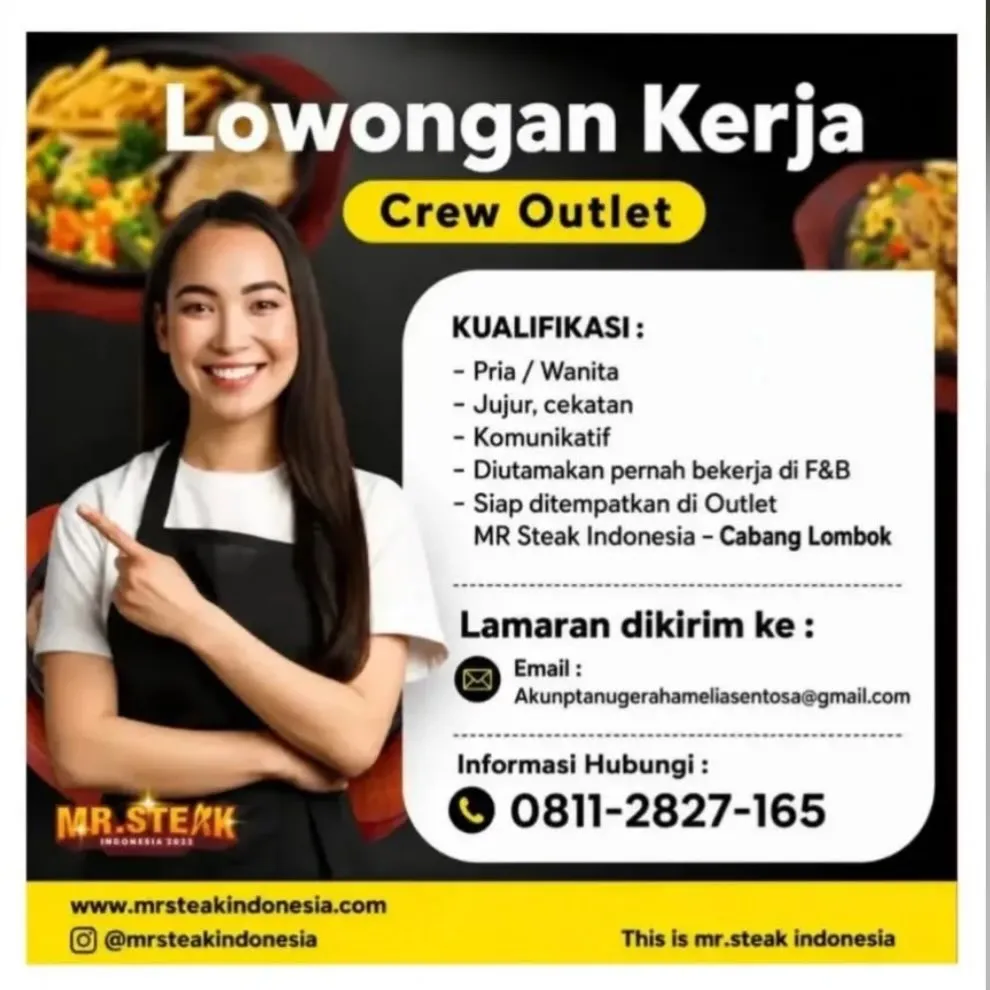 Logo MR. STEAK INDONESIA 2023