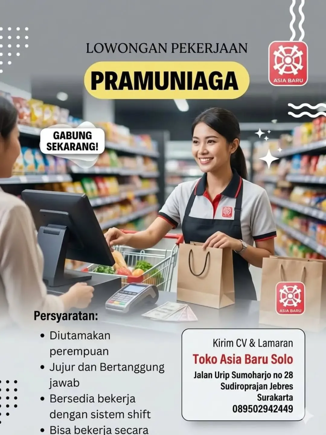 Logo Toko Asia Baru Solo