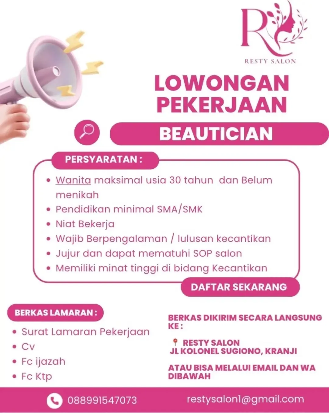Logo Resty Salon