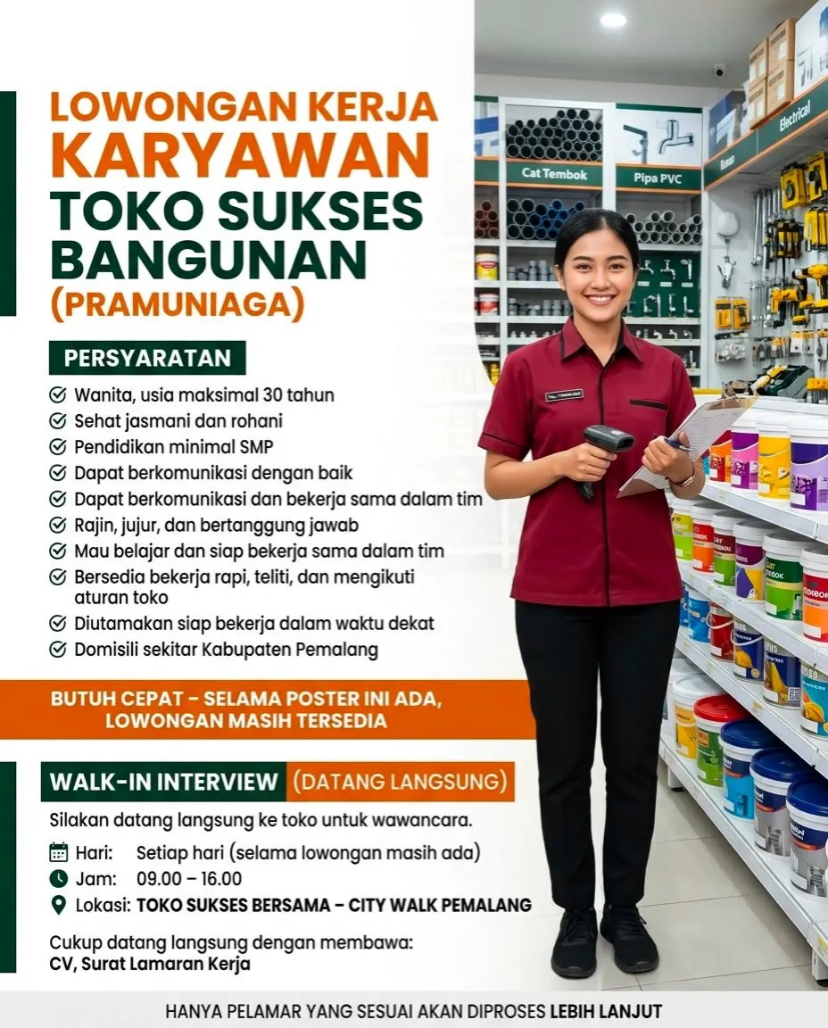 Logo Toko Sukses Bangunan
