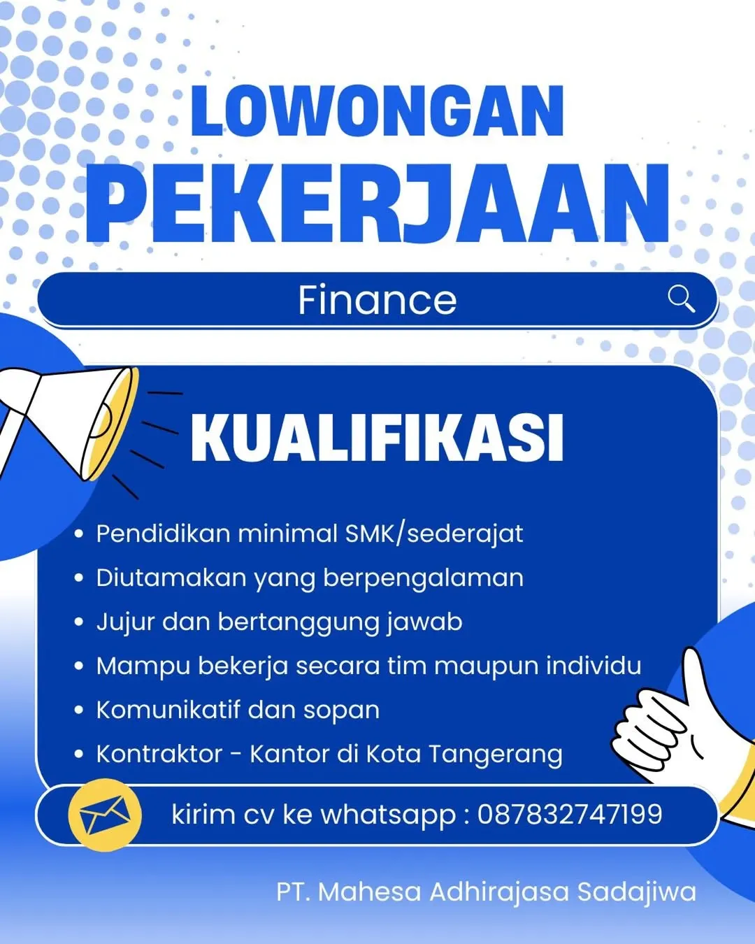 Logo PT. Mahesa Adhirajasa Sadajiwa