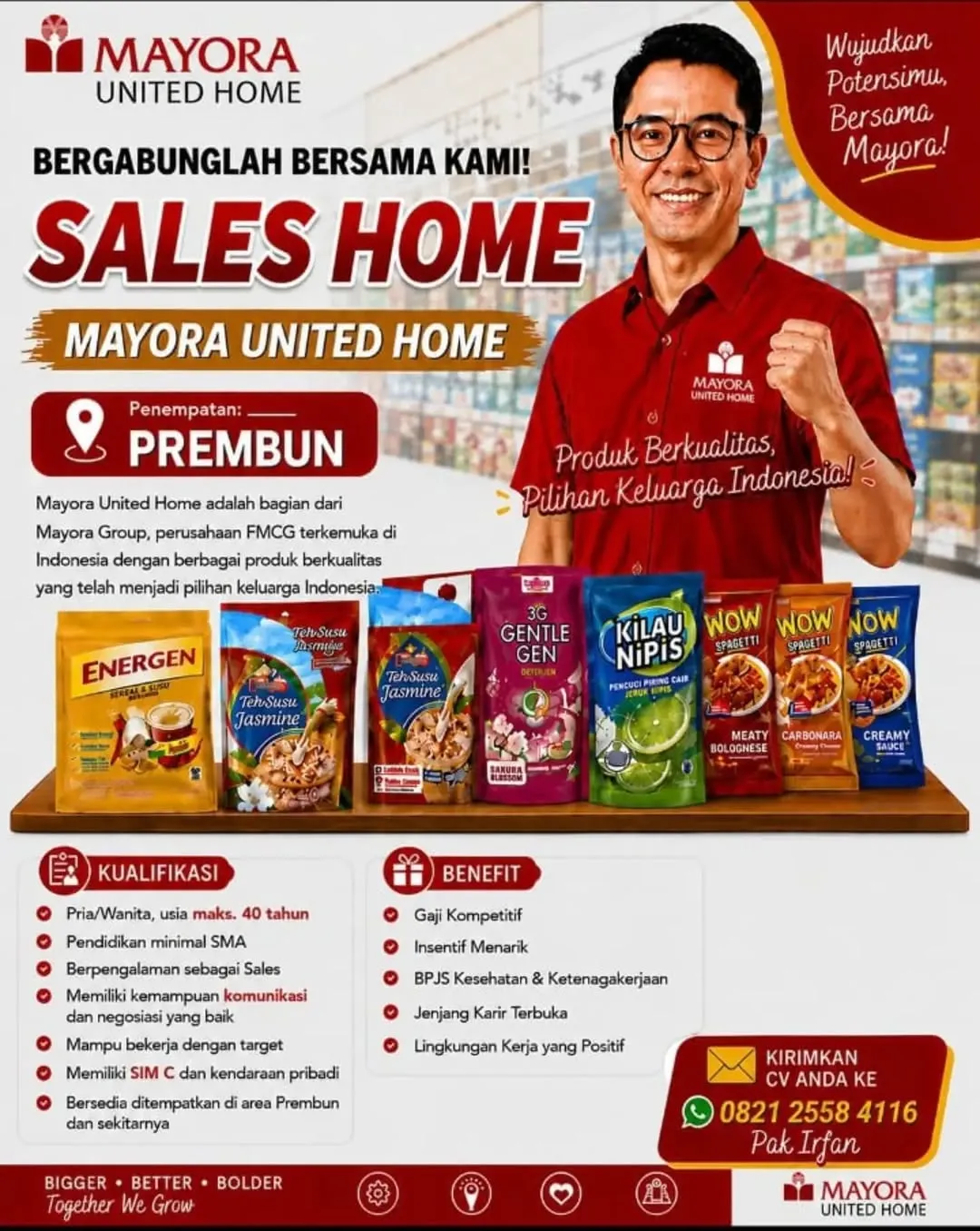 Logo Mayora United Home