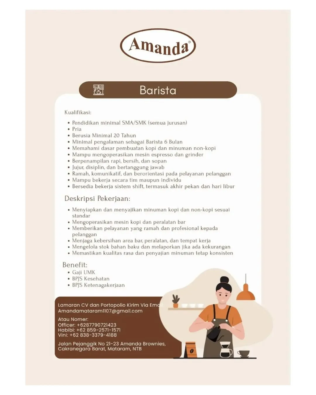 Logo Amanda Brownies